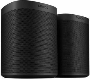 Sonos One SL Wi-Fi Speaker, Shadow Edition, 2-pack