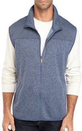 Saddlebred Men's Quick Dry Sweater Fleece Solid Vest