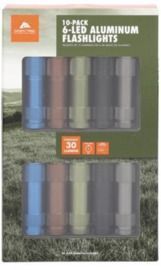Ozark Trail Aluminum Flashlight 10-Pack