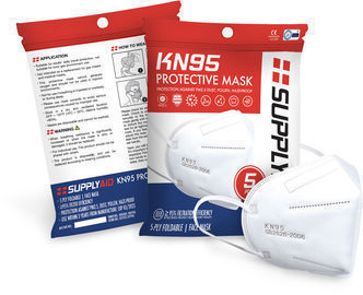 In-Stock! 5PK KN95 Protective Face Mask CE/ECM Certified