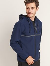 Go-H20 Water-Repellent Hooded Soft-Shell Jacket