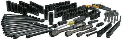 DEWALT DWMT81522 181-Pc. Black Chrome Mechanics Tool Set