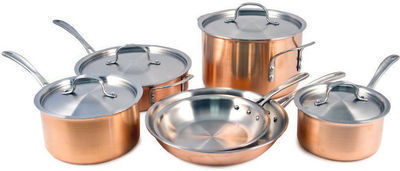 Calphalon T10 Tri-Ply Copper 10 Pc. Cookware Set