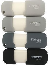 Staples 32GB USB 2.0 Flash Drives, 4pk
