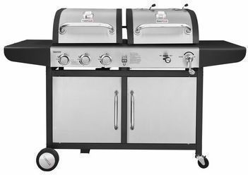 Performance 3-Burner Liquid Propane Gas and Charcoal Grill