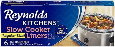 Reynolds Kitchens Premium Slow Cooker Liners, 6 Count