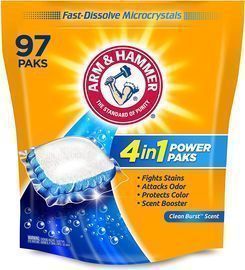 97 Count Arm & Hammer 4-in-1 Laundry Detergent Power Paks