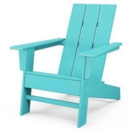 Grant Park Modern Polywood Outdoor Patio Adirondack Chair (4 Colors, 20yr Warranty)