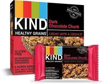 30-Count 1.2oz KIND Healthy Grains Bars (Dark Chocolate Chunk)