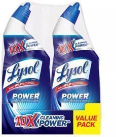 Lysol Power Toilet Bowl Cleaner 2-Pack
