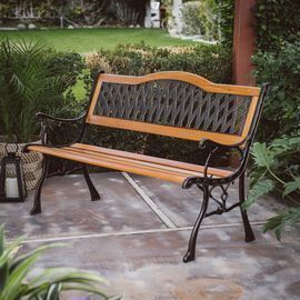 Coral Coast Fara 50 Curved-Back Garden Bench