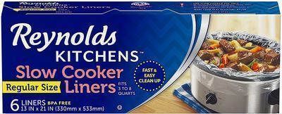 Reynolds Kitchens Premium Slow Cooker Liners, 6 Count