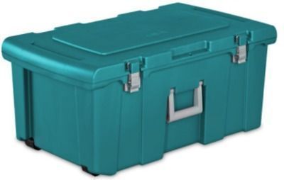 16-Gallon Sterilite Footlocker Storage Box w/ Wheels