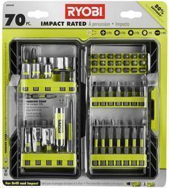 Ryobi Impact Rated Driving Kit (70-Piece)