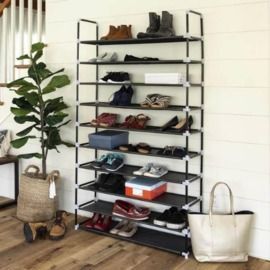 10-Tier Shoe Rack Storage Tower