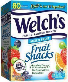 Welch's Fruit Snacks 80-Pack