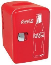 Classic Coca Cola 4 Liter/6 Can Portable Fridge