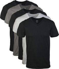 Gildan Men's Assorted V-Neck T-Shirts Multipack