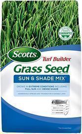 Scotts Turf Builder Grass Seed Sun & Shade Mix, 3lb