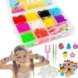 Rainbow Rubber Bands Bracelet Making Kit