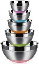 Regiller Stainless Steel Mixing Bowls, Set of 5