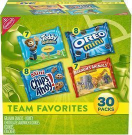 30-Pack Nabisco Team Favorites Cookies & Crackers Variety Pack
