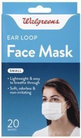 Walgreens Earloop Face Masks Small