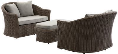 Belham Living Burchell All-Weather Wicker Outdoor Cuddle Daybed