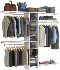 ClosetMaid Impressions Closet Systems: 6-Pieces White Wood