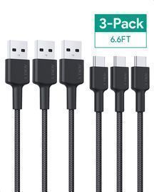 AUKEY 3-Pack USB C Cables