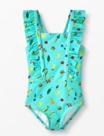 Toddlers Ruffle Strap One Piece Suit