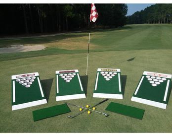 2' x 4' The Original Backyard Single Golf Solid Wood Cornhole Board