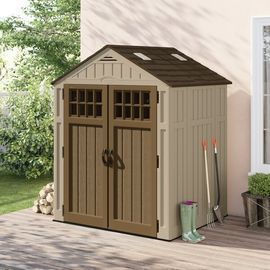 Suncast 6 ft. 3 in. W x 5 ft. 6 in. D Resin Storage Shed