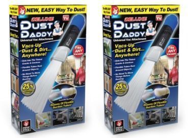 As Seen on TV Dust Daddy Deluxe Vacuum Attachment 2-Pack