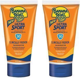 2pk of Banana Boat Ultra Sport Sunscreen Lotion