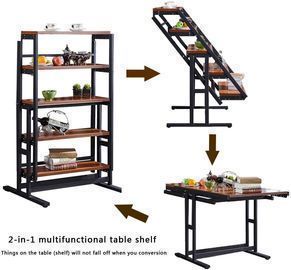 Organizedlife Convertible 2-in-1 Console Shelf Dining Table