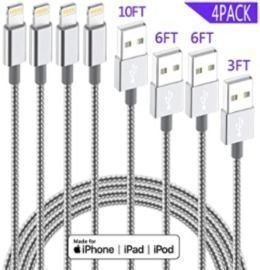 iPhone Lightning Cable - 4pack