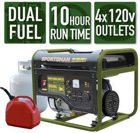 Sportsman 4,000/3,500-Watt Dual Fuel Powered Portable Generator
