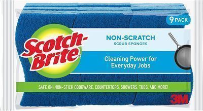 Scotch-Brite 9 Pack Non-Scratch Scrub Sponges
