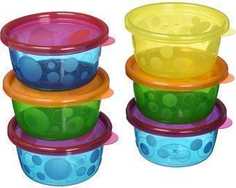 Take & Toss 6pk Toddler Bowls with Lids - 8oz