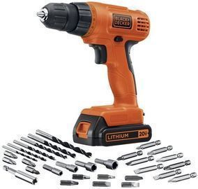 Black & Decker 20V MAX Cordless Drill Driver w/ 30pc Accessories
