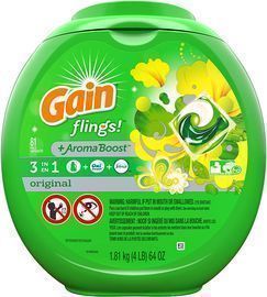 Gain flings 81 Count Liquid Laundry Detergent Pacs