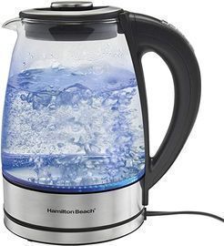 Hamilton Beach Temperature Control Glass Electric Hot Water Kettle