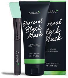 AsaVea Blackhead Peel Off Mask With Brush