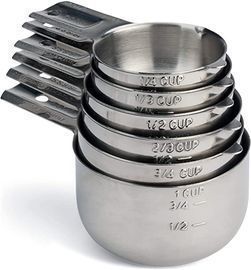 Hudson Essentials Stainless Steel Measuring Cups Set, 6pc