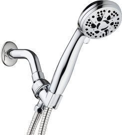 AquaDance High Pressure 6-Setting 3.5 Chrome Face Shower Head