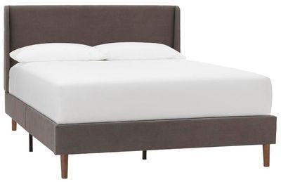 Handale Charcoal Gray Upholstered King Bed