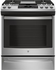 GE Gas Range w/ Self-Cleaning Convection Oven, Stainless Steel