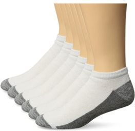6-Pack of Hanes Men's Comfortblend Max Cushion Low Cut Socks
