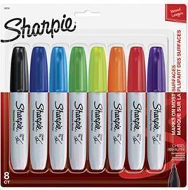 SHARPIE Permanent Markers Chisel Tip - 8ct